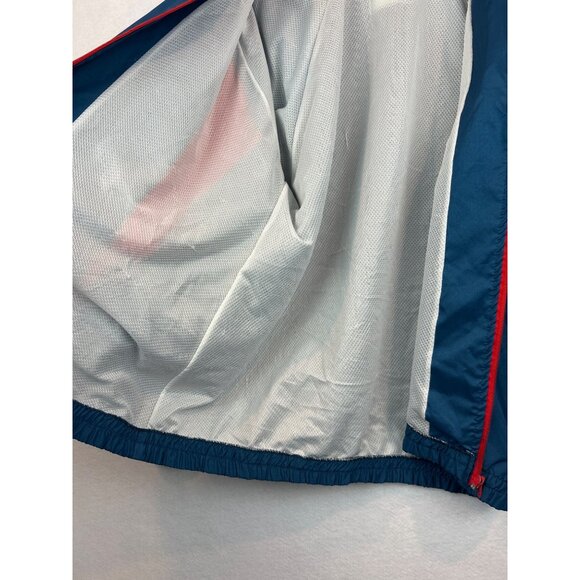 Vintage Antarctica Expedition H44 Full Zip Nylon Jacket Size L Navy Red - Picture 10 of 11